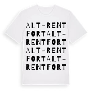 Alt-Rentfort ordlek t-shirt – ekologisk bomull t-shirt från Pinshirt