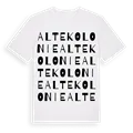 Alte Kolonie ordlek t-shirt