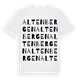 Altenbergen ordlek t-shirt