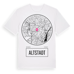 Altstadt t-shirt – ekologisk bomull t-shirt från Pinshirt