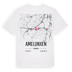Amelunxen karta t-shirt – ekologisk bomull t-shirt från Pinshirt