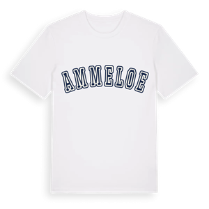 Ammeloe college t-shirt – ekologisk bomull t-shirt från Pinshirt