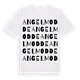 Angelmodde ordlek t-shirt