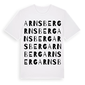 Arnsberg ordlek t-shirt – ekologisk bomull t-shirt från Pinshirt