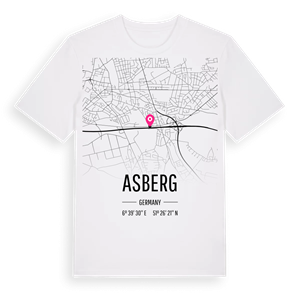 Asberg karta t-shirt – ekologisk bomull t-shirt från Pinshirt
