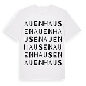 Auenhausen ordlek t-shirt – ekologisk bomull t-shirt från Pinshirt
