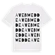 Avenwedde ordlek t-shirt