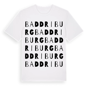 Bad Driburg ordlek t-shirt – ekologisk bomull t-shirt från Pinshirt