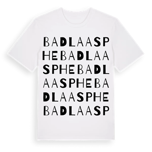 Bad Laasphe ordlek t-shirt – ekologisk bomull t-shirt från Pinshirt