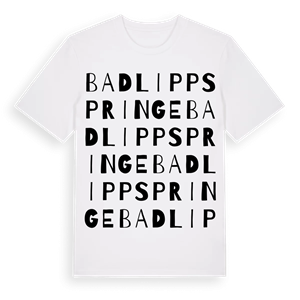 Bad Lippspringe ordlek t-shirt – ekologisk bomull t-shirt från Pinshirt