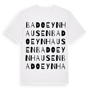 Bad Oeynhausen ordlek t-shirt – ekologisk bomull t-shirt från Pinshirt