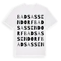 Bad Sassendorf ordlek t-shirt