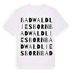 Bad Waldliesborn ordlek t-shirt – ekologisk bomull t-shirt från Pinshirt