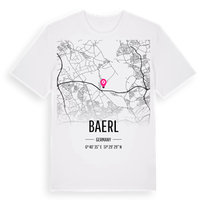 Baerl karta t-shirt – ekologisk bomull t-shirt från Pinshirt