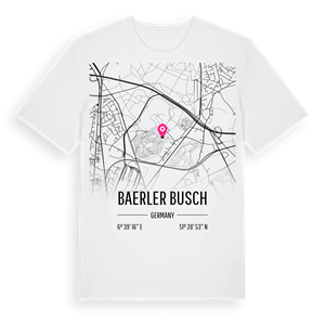 Baerler Busch karta t-shirt – ekologisk bomull t-shirt från Pinshirt