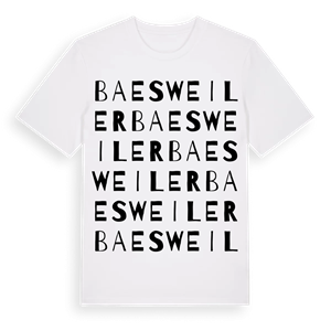 Baesweiler ordlek t-shirt – ekologisk bomull t-shirt från Pinshirt