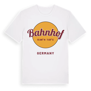 Bahnhof cirkel t-shirt – ekologisk bomull t-shirt från Pinshirt