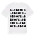 Bahnhof ordlek t-shirt
