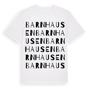 Barnhausen ordlek t-shirt – ekologisk bomull t-shirt från Pinshirt