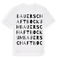 Bauerschaft Bockum ordlek t-shirt