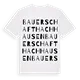 Bauerschaft Hachhausen ordlek t-shirt