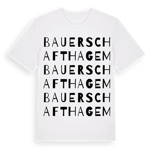 Bauerschaft Hagem ordlek t-shirt – ekologisk bomull t-shirt från Pinshirt