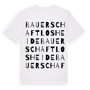 Bauerschaft Losheide ordlek t-shirt – ekologisk bomull t-shirt från Pinshirt