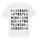 Bauerschaft Ostleven ordlek t-shirt