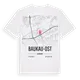 Baukau-Ost karta t-shirt