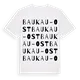 Baukau-Ost ordlek t-shirt