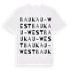 Baukau-West ordlek t-shirt