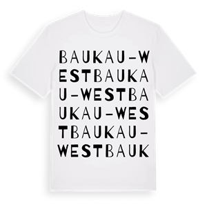 Baukau-West ordlek t-shirt – ekologisk bomull t-shirt från Pinshirt