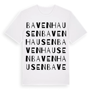 Bavenhausen ordlek t-shirt – ekologisk bomull t-shirt från Pinshirt