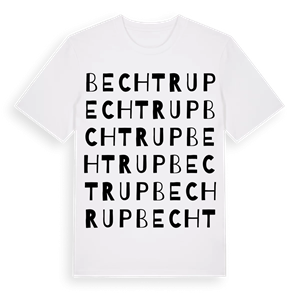 Bechtrup ordlek t-shirt – ekologisk bomull t-shirt från Pinshirt