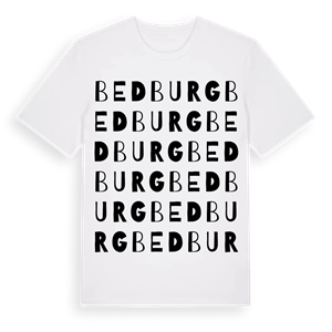 Bedburg ordlek t-shirt – ekologisk bomull t-shirt från Pinshirt