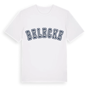 Belecke college t-shirt – ekologisk bomull t-shirt från Pinshirt