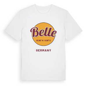Belle cirkel t-shirt – ekologisk bomull t-shirt från Pinshirt