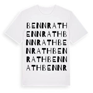 Bennrath ordlek t-shirt – ekologisk bomull t-shirt från Pinshirt