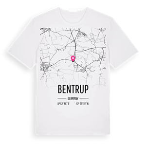 Bentrup karta t-shirt – ekologisk bomull t-shirt från Pinshirt
