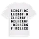 Berg Fidel ordlek t-shirt