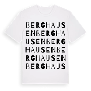 Berghausen ordlek t-shirt – ekologisk bomull t-shirt från Pinshirt