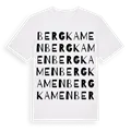 Bergkamen ordlek t-shirt