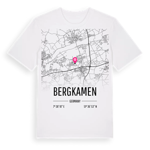 Bergkamen karta t-shirt – ekologisk bomull t-shirt från Pinshirt