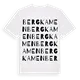 Bergkamen ordlek t-shirt