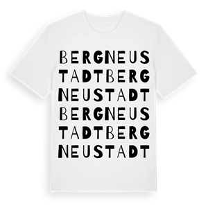 Bergneustadt ordlek t-shirt – ekologisk bomull t-shirt från Pinshirt