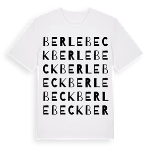 Berlebeck ordlek t-shirt – ekologisk bomull t-shirt från Pinshirt