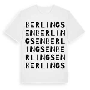 Berlingsen ordlek t-shirt – ekologisk bomull t-shirt från Pinshirt