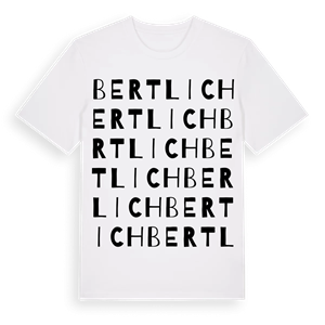 Bertlich ordlek t-shirt – ekologisk bomull t-shirt från Pinshirt