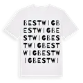 Bestwig ordlek t-shirt