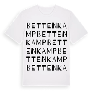 Bettenkamp ordlek t-shirt – ekologisk bomull t-shirt från Pinshirt